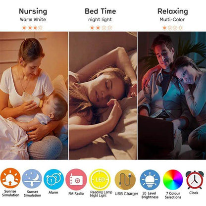 Wake Up Sunrise Simulation Alarm Clock