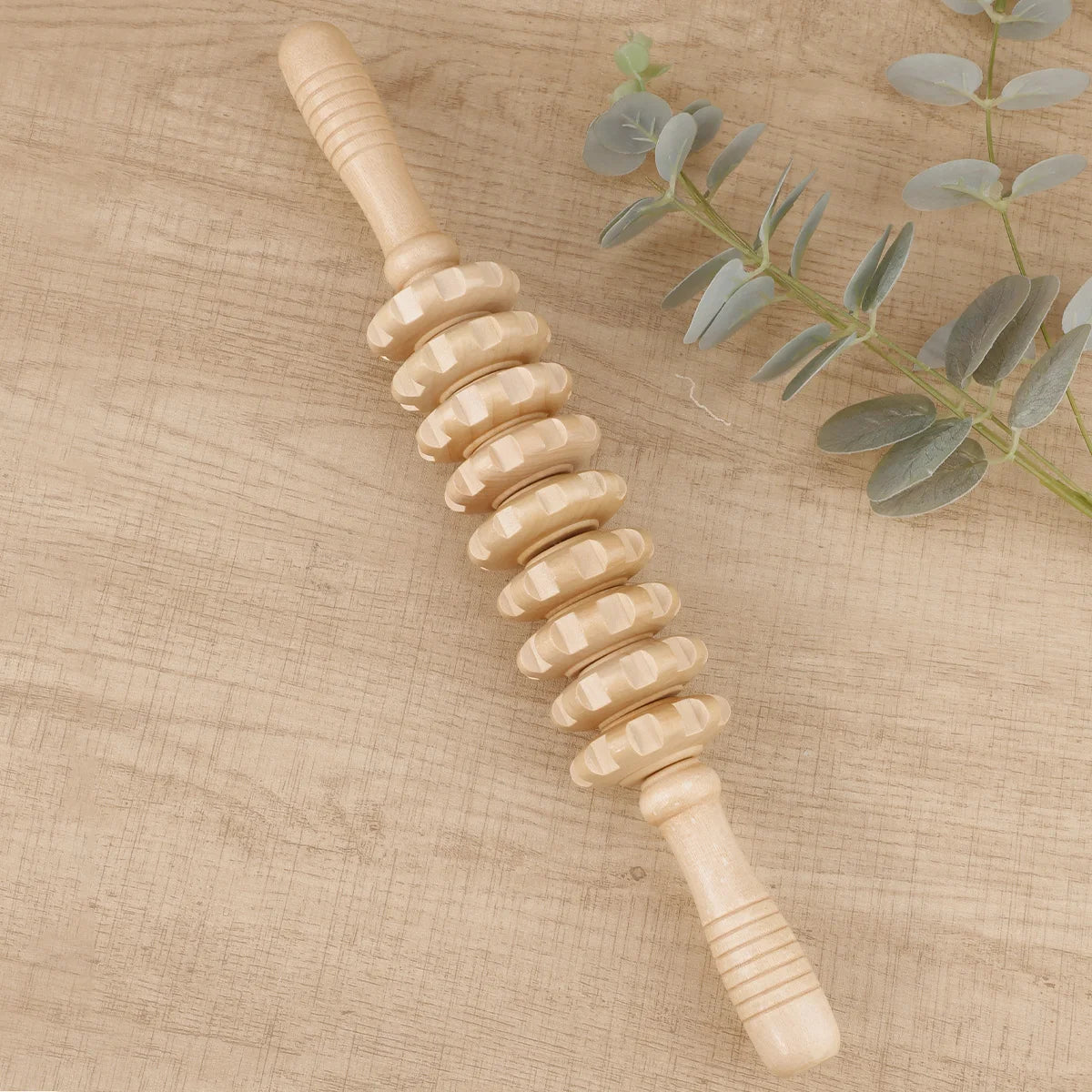 Wooden Therapy Massager Roller Trigger Point Massager