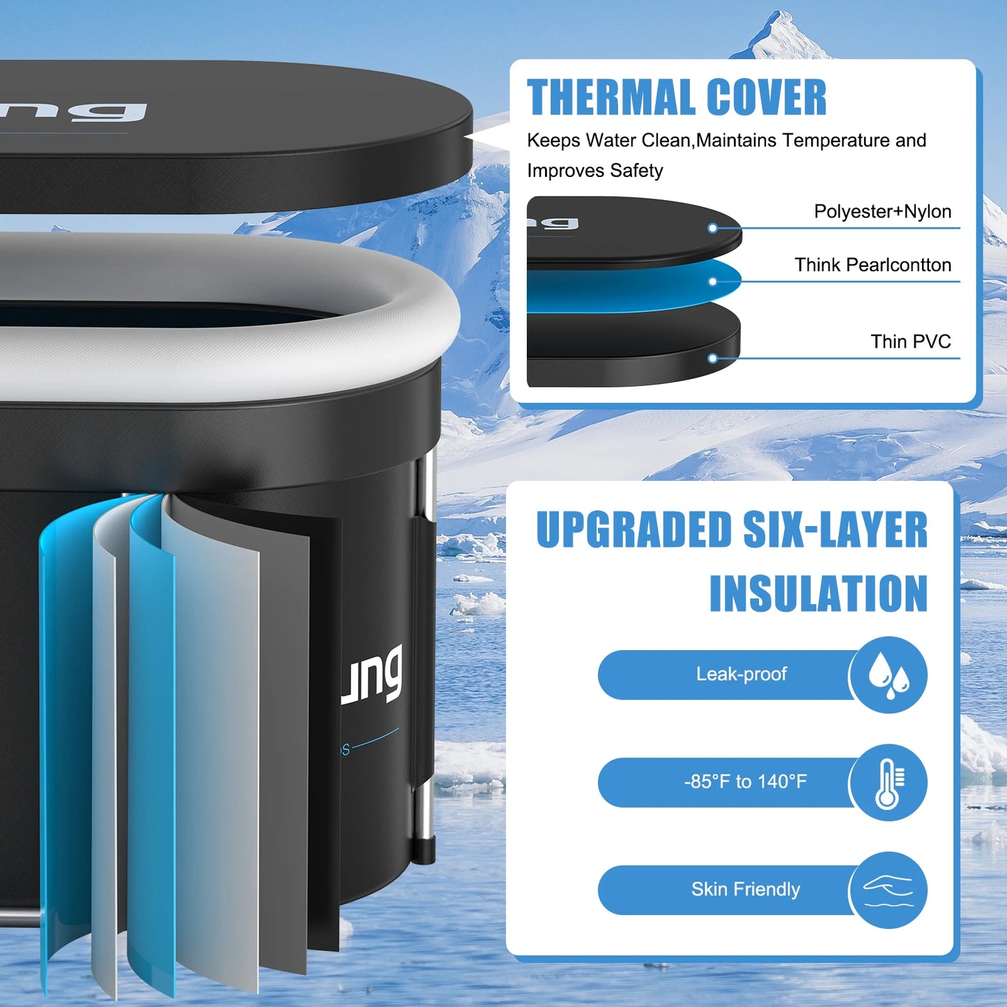 Ice Bath Tub For Athletes