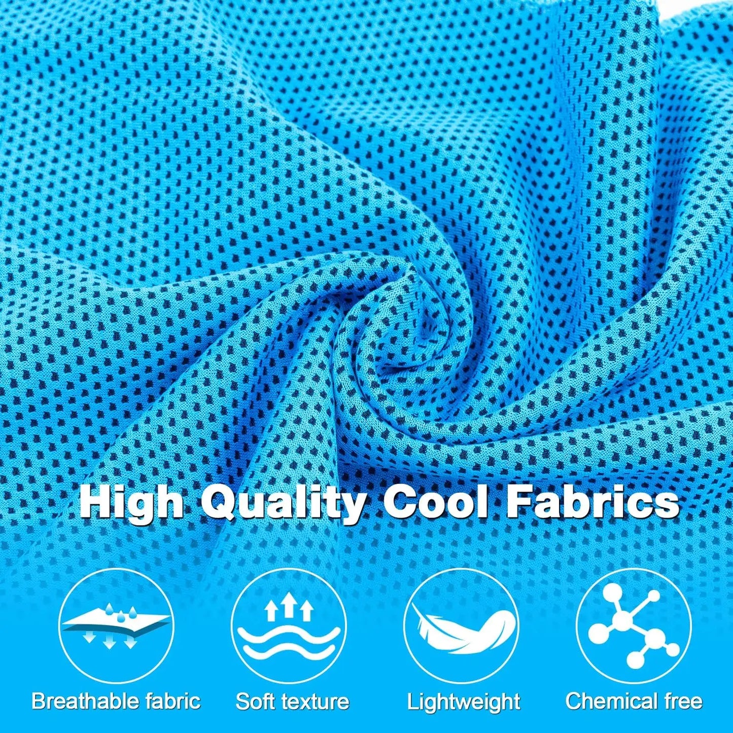 10 Pack Cooling Towels for Neck & Face