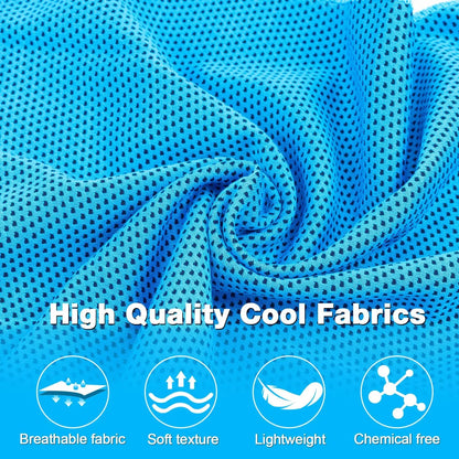 10 Pack Cooling Towels for Neck & Face
