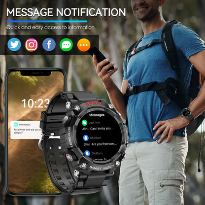 Smart Watch With Heart Rate Blood Pressure Monitor
