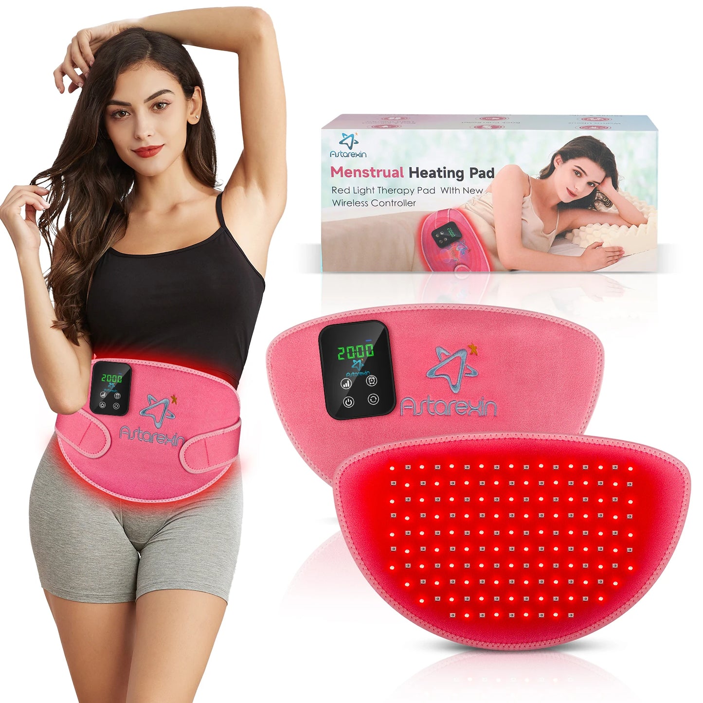 Red Light Infared Therapy Menstrual Heating Pad
