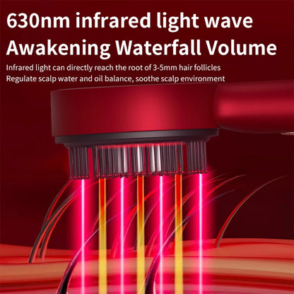 Electric Vibration Massage Comb- Red Light Therapy