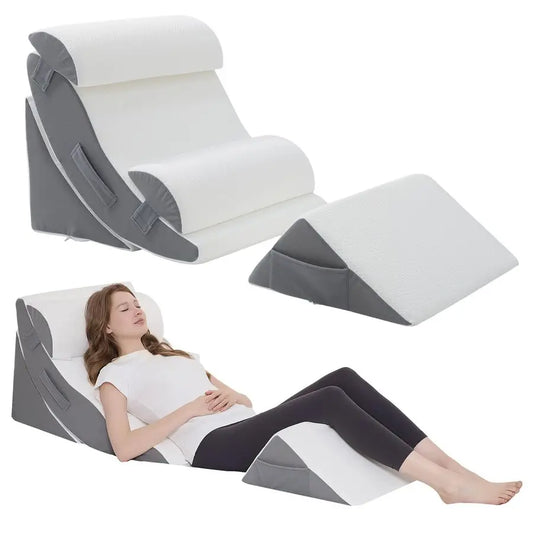 Bed Wedge Pillow Set- Orthopedic Set For Sleeping