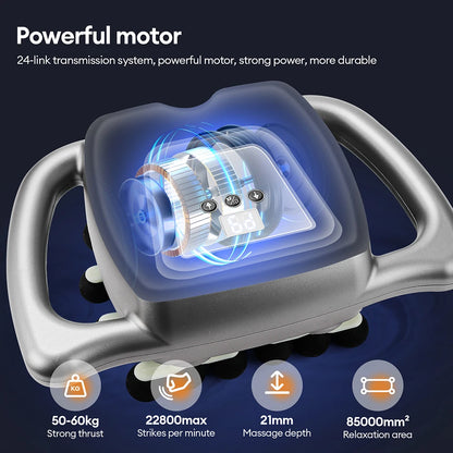 24-Head Fascia Gun- 9 Modes High Frequency Vibration