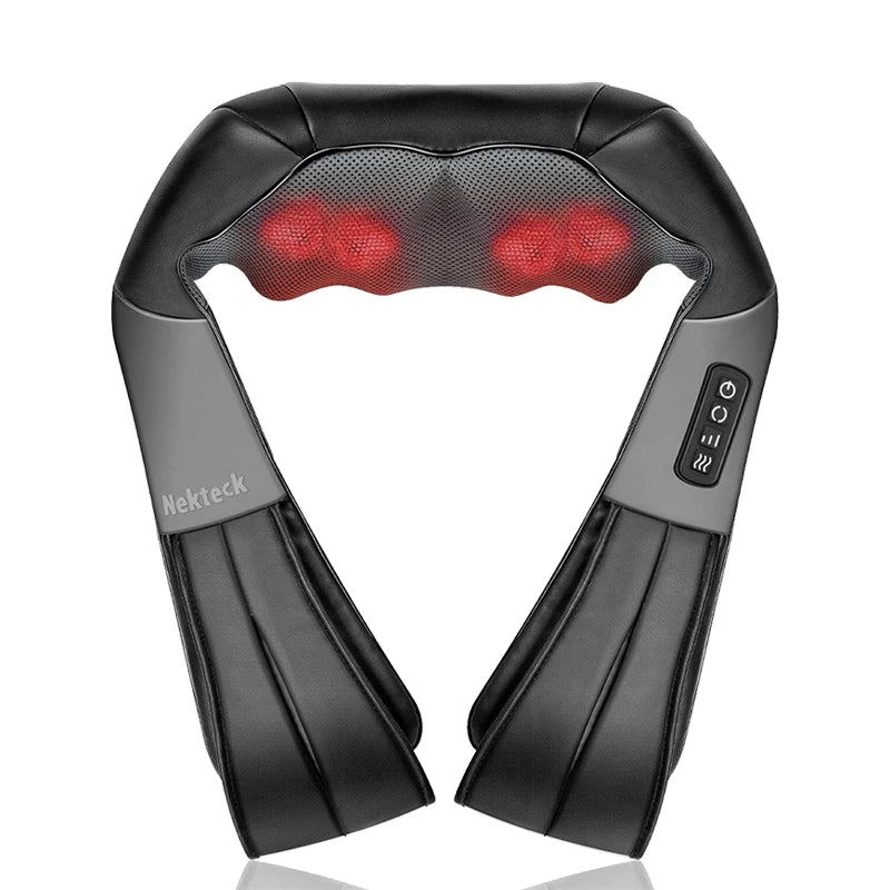 Shiatsu Neck and Shoulder Massager w/Heated Back Massager