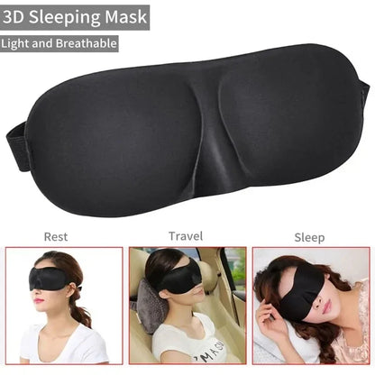 3D Sleep Eye Mask | Light Blocking Sleep Aid