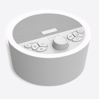 White Noise Sleep Machine with Lights - Portable & Rechargeable